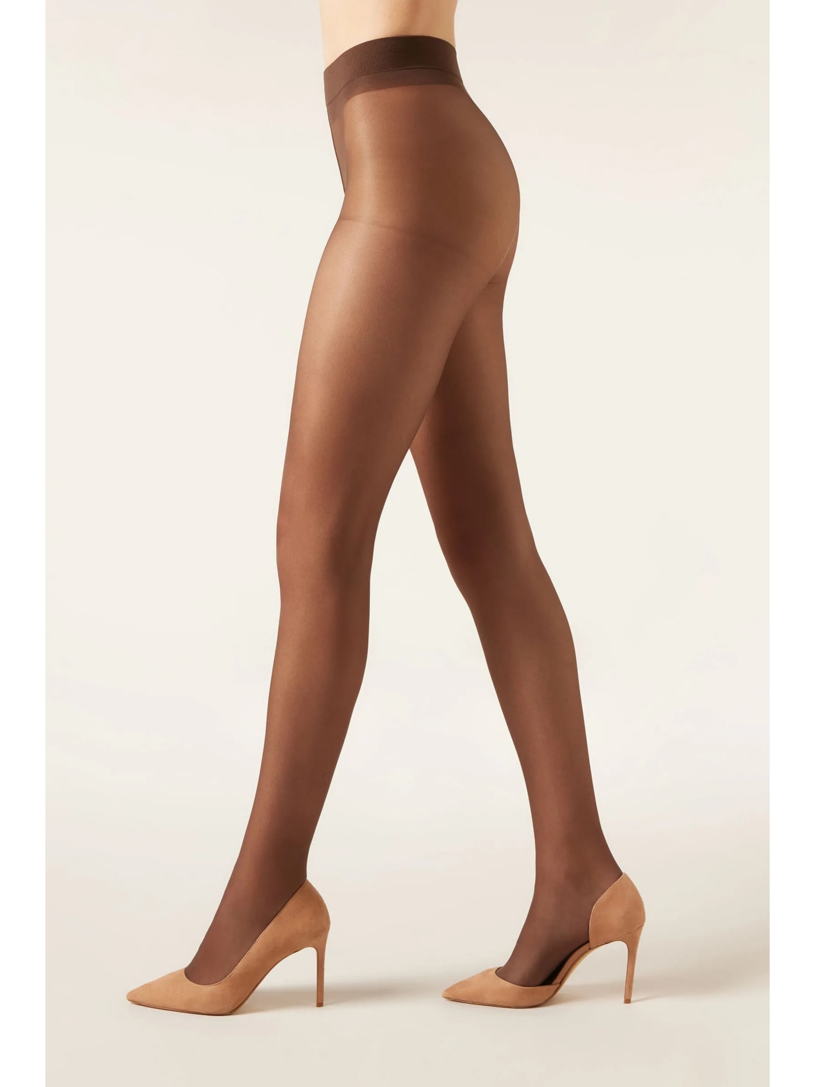 Meia-Calça Transparente Control Top Sculpt Fio 30 Nude 11 Calzedonia