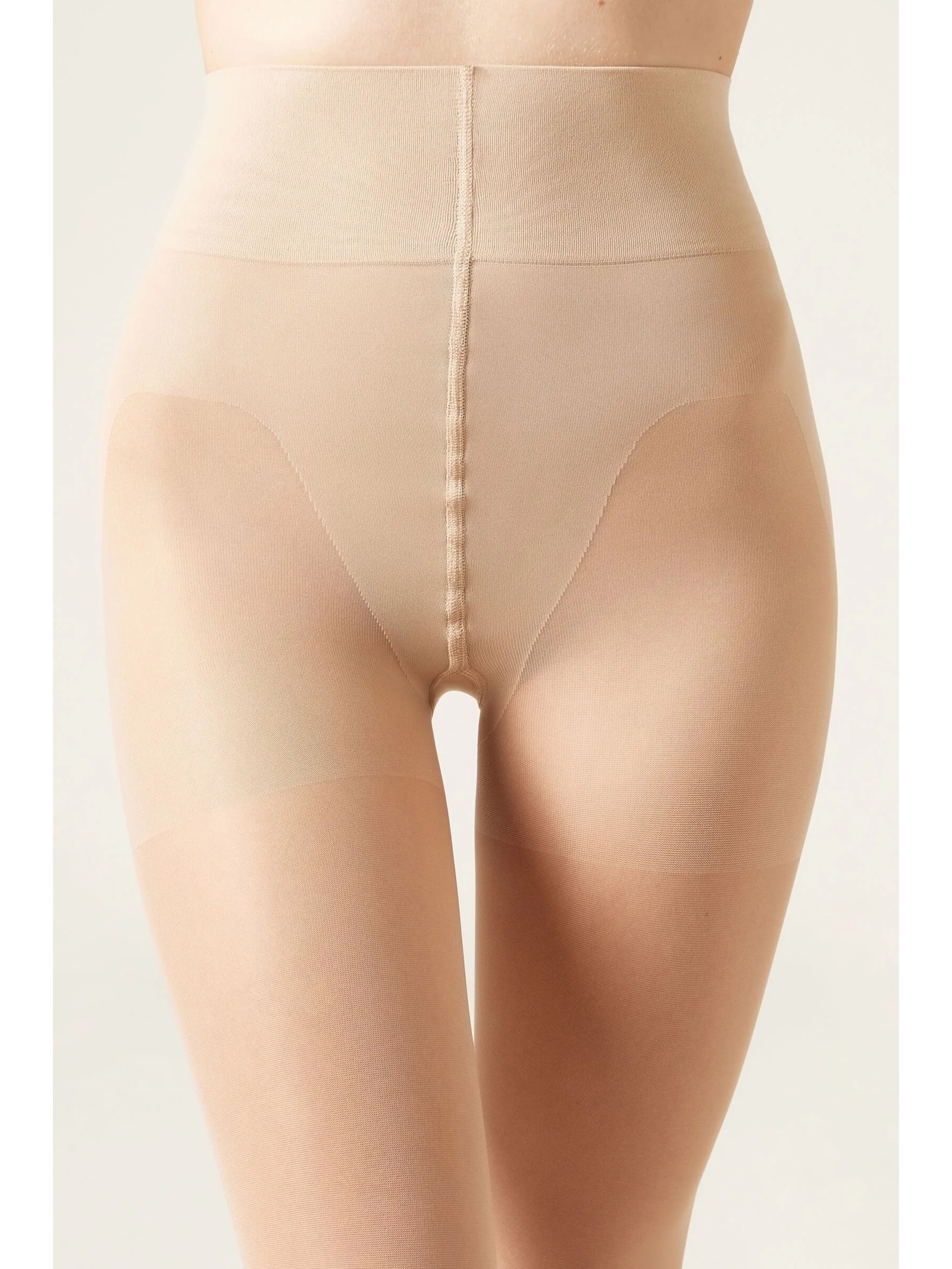 Meia-Calça Transparente Mid Sculpt Fio 30 Off-White Calzedonia