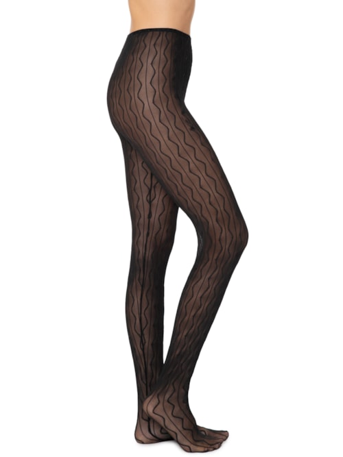 Meia Calça Transparente – Preta