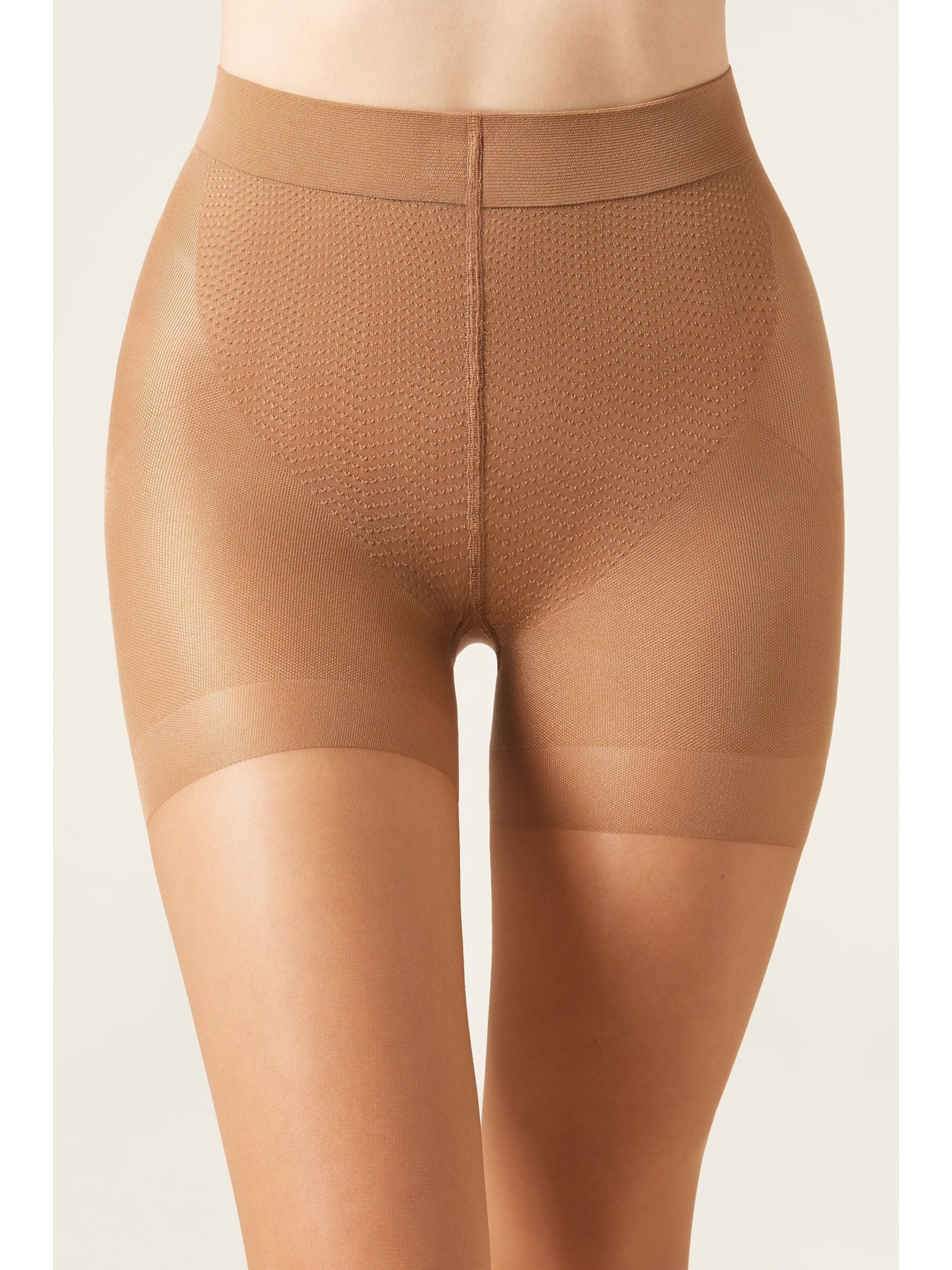 Meia-Calça Transparente Strong Sculpt Fio 15 Bege Calzedonia