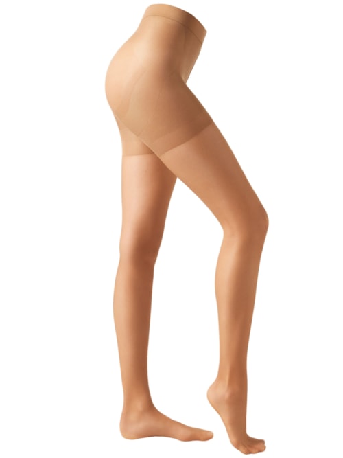 Meia-Calça Transparente Strong Sculpt Fio 15 – Bege