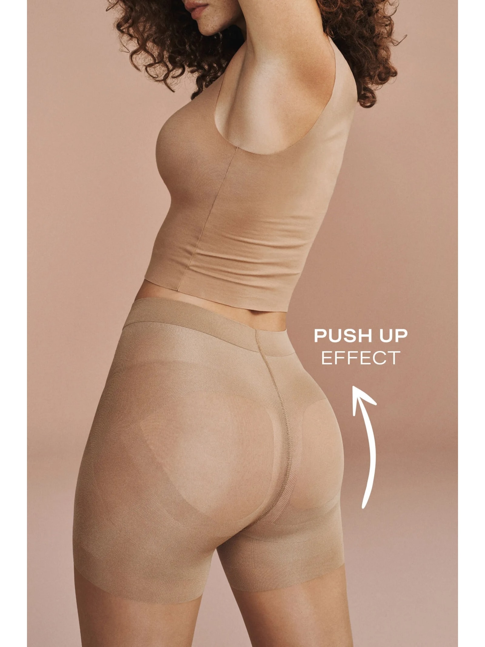 Meia-Calça Transparente Strong Sculpt Fio 15 Bege Calzedonia