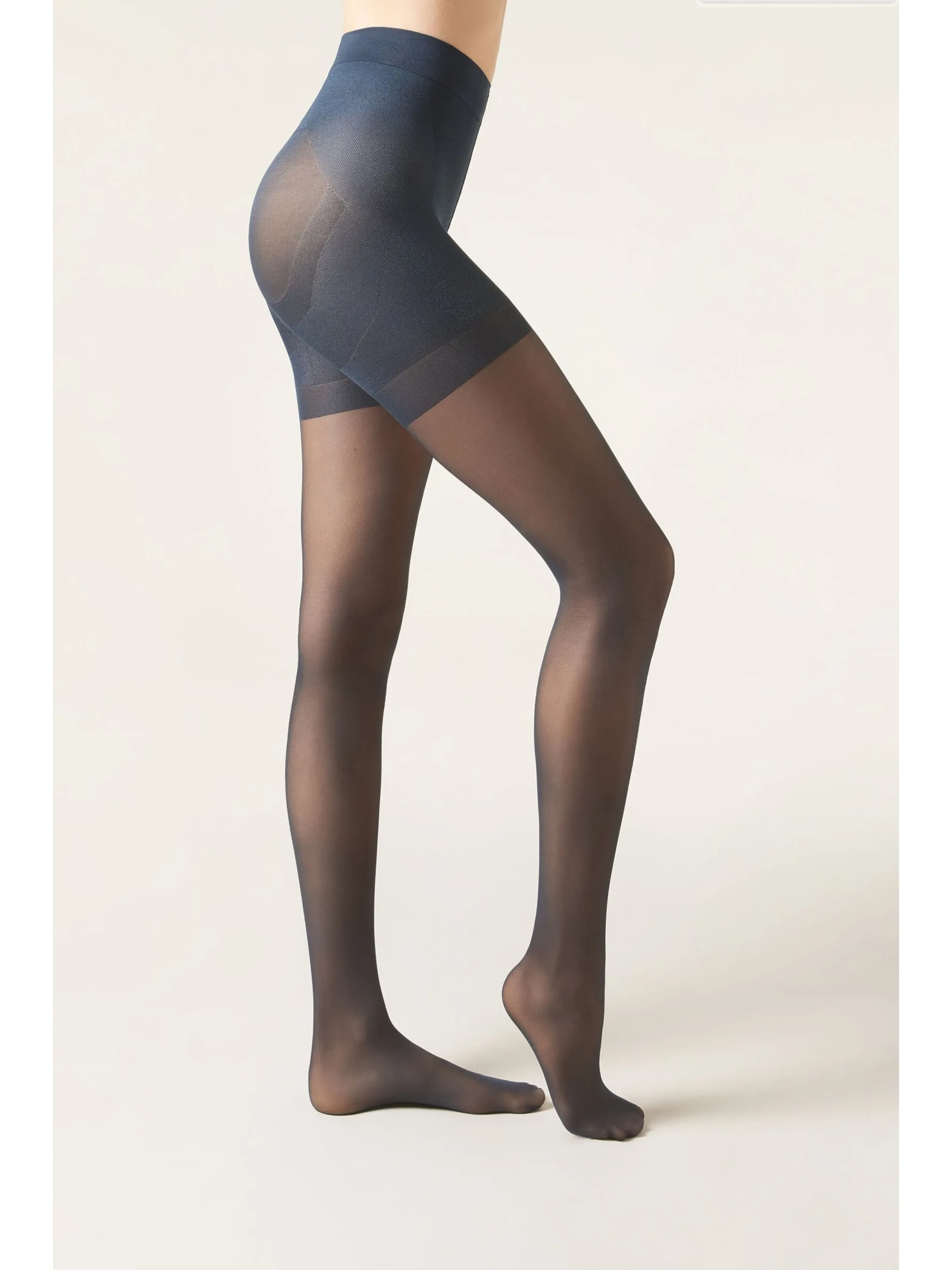 Meia-Calça Transparente Strong Sculpt Fio 30 Azul Calzedonia