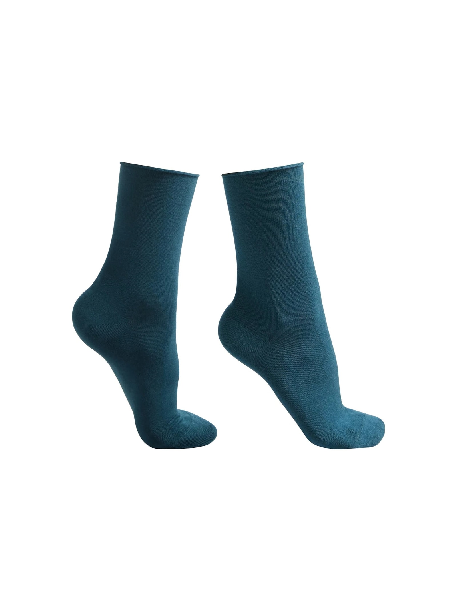 Meia Curta Com Cashmere Azul Calzedonia