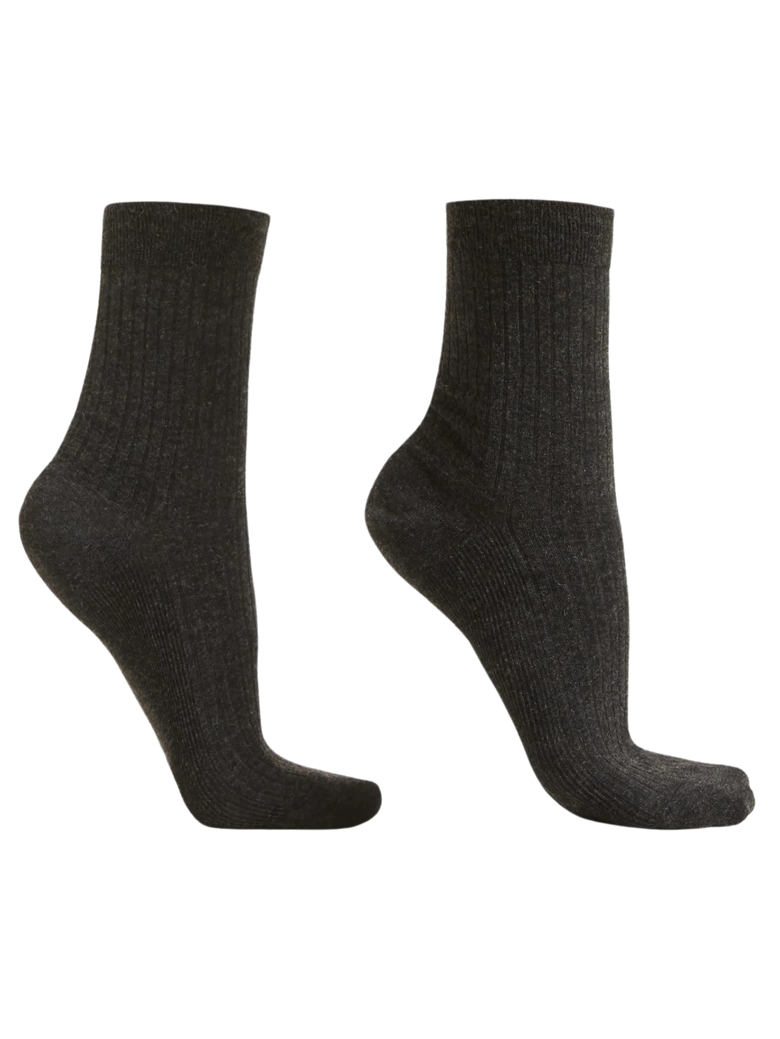 Meia Curta Com Cashmere Cinza Calzedonia