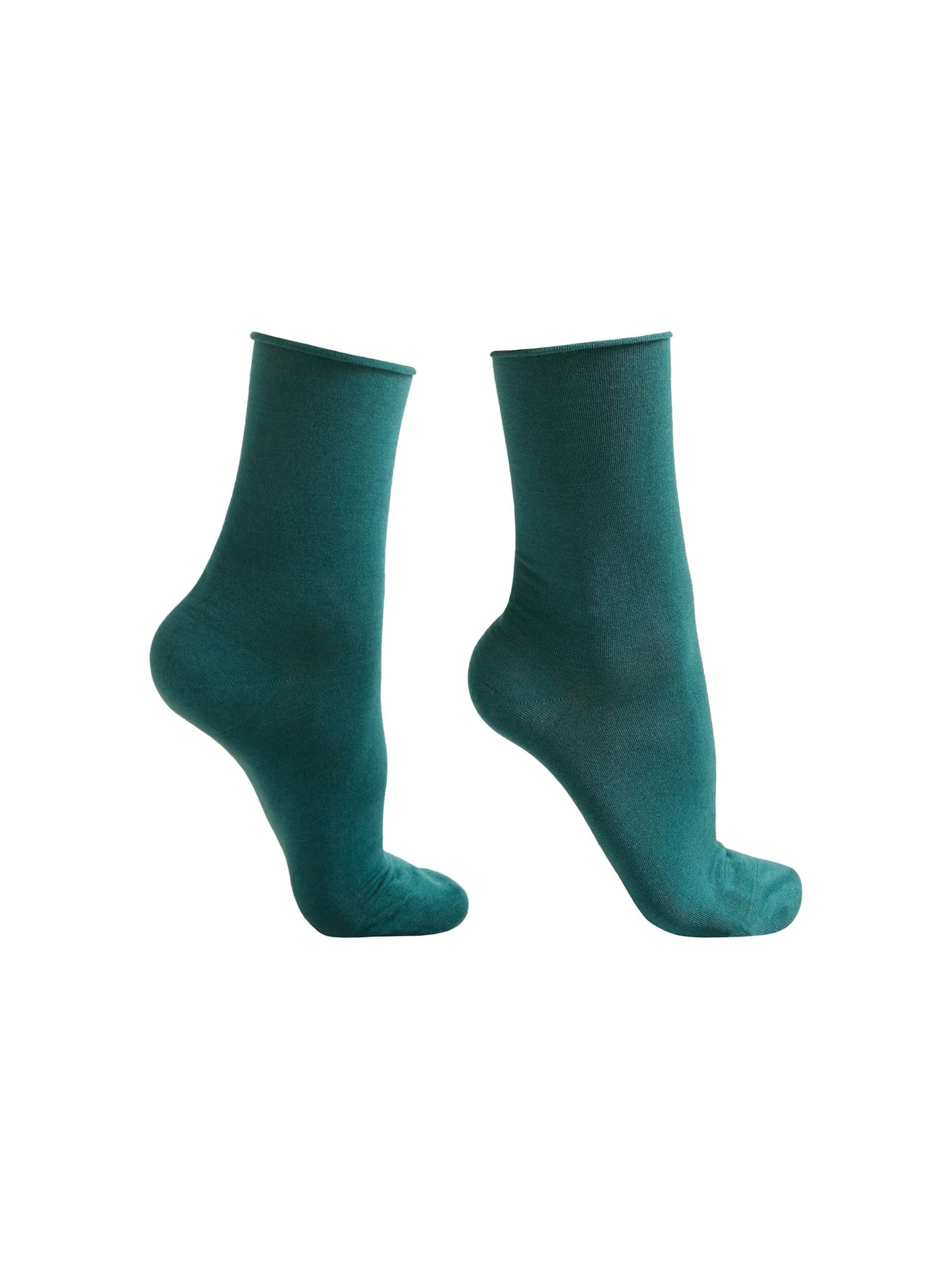 Meia Curta Com Cashmere Verde Calzedonia