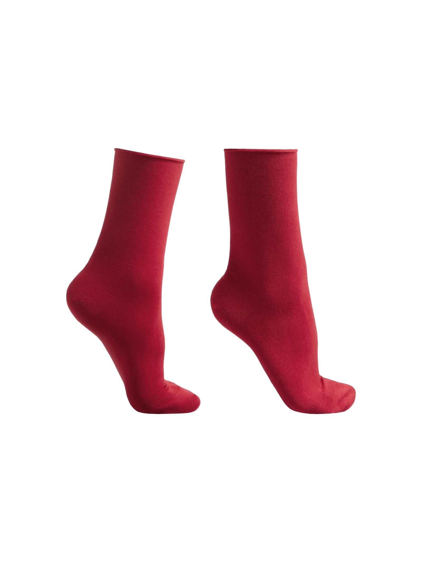 Meia Curta Com Cashmere Vermelho Calzedonia