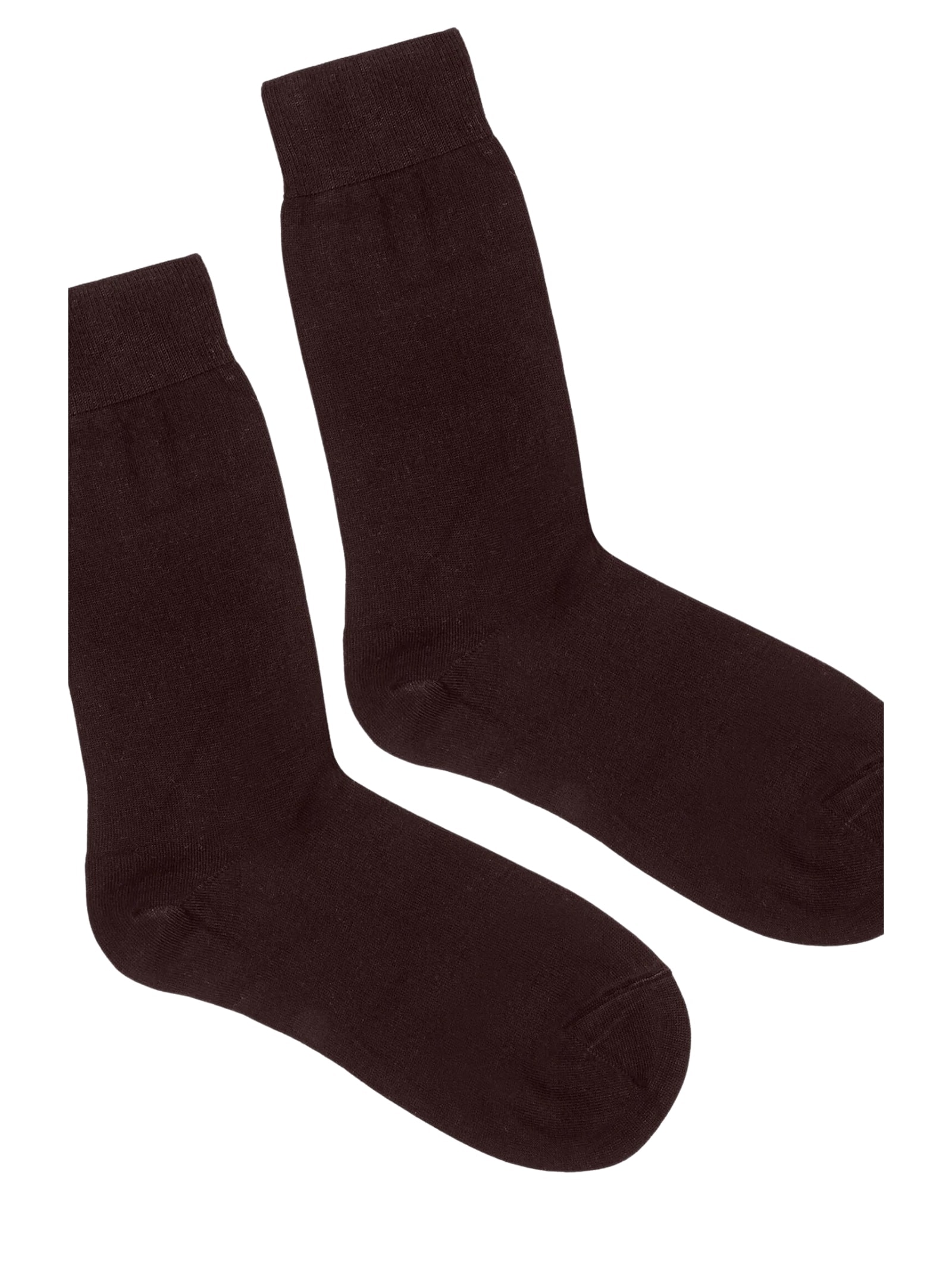 Meia Curta Em Cashmere Masculina Marrom Calzedonia