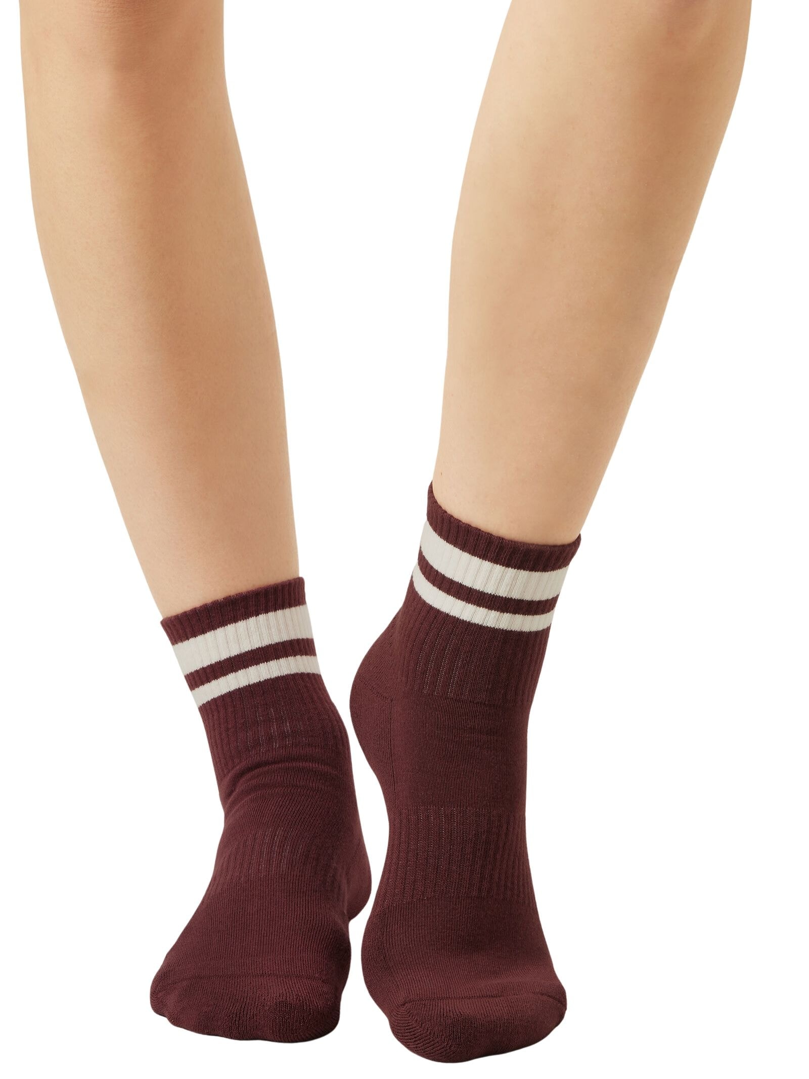 Meia Curta Esportiva Bordô Calzedonia