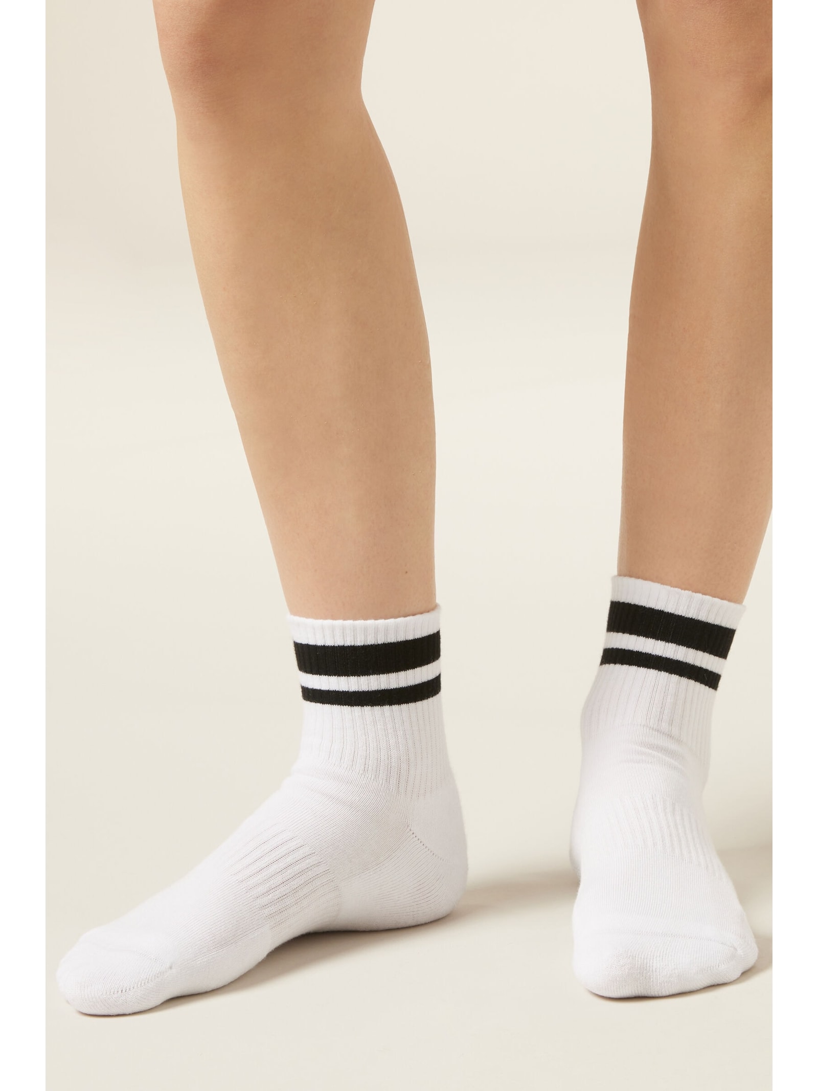 Meia Curta Esportiva Branco Calzedonia
