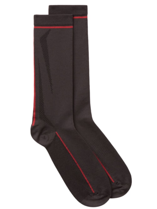 Meia Curta Esportiva – Cinza