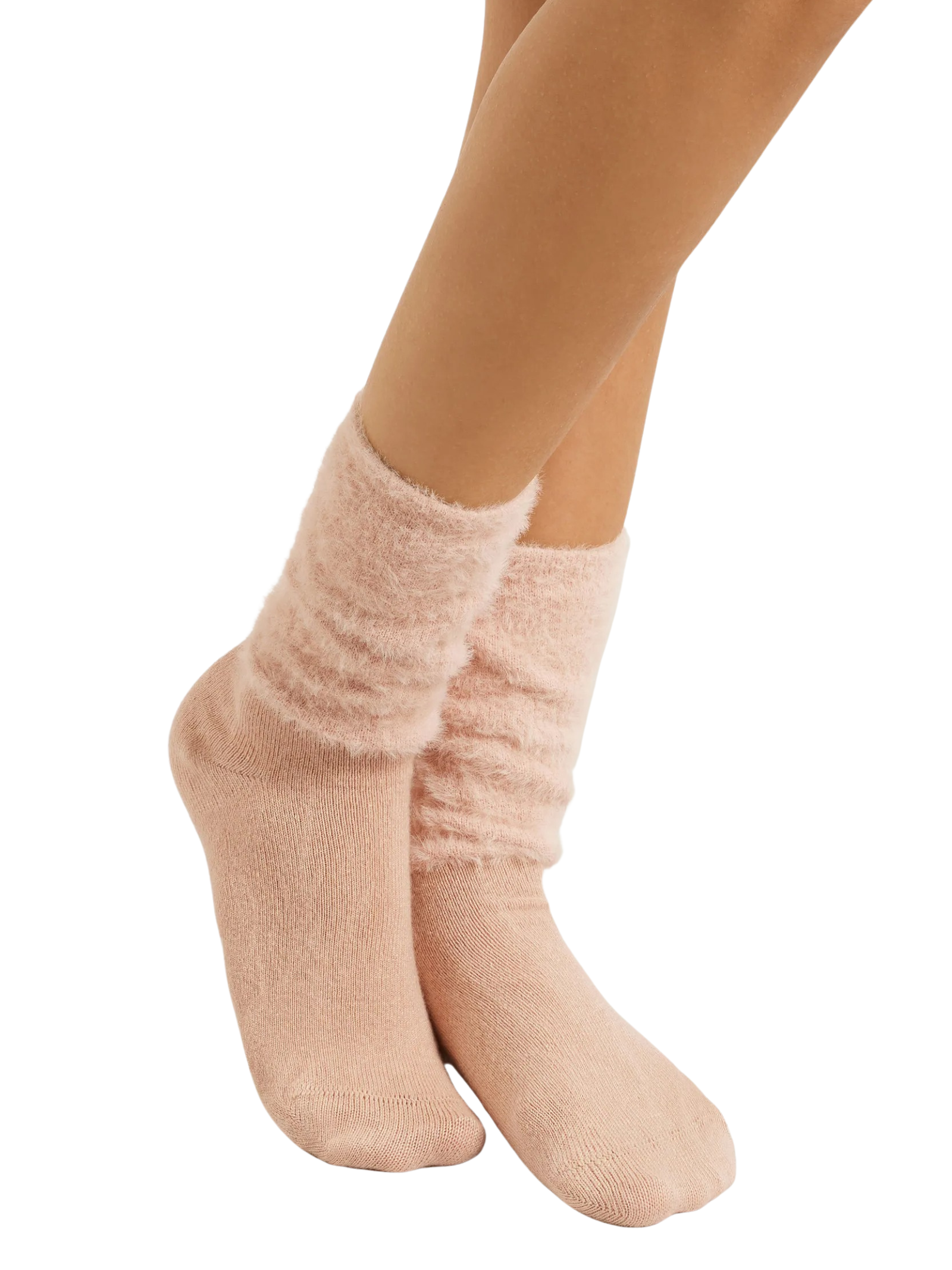 Meia Curta Fluffy Com Cashmere Rosa Calzedonia