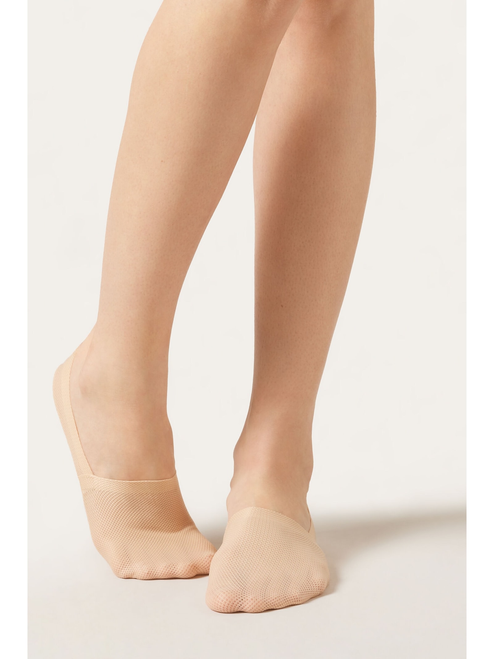 Meia De Rede Invisível Bege Calzedonia