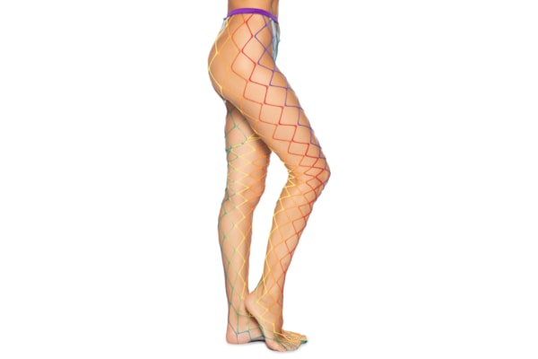 Meia Feminina Arrastão - Rosa