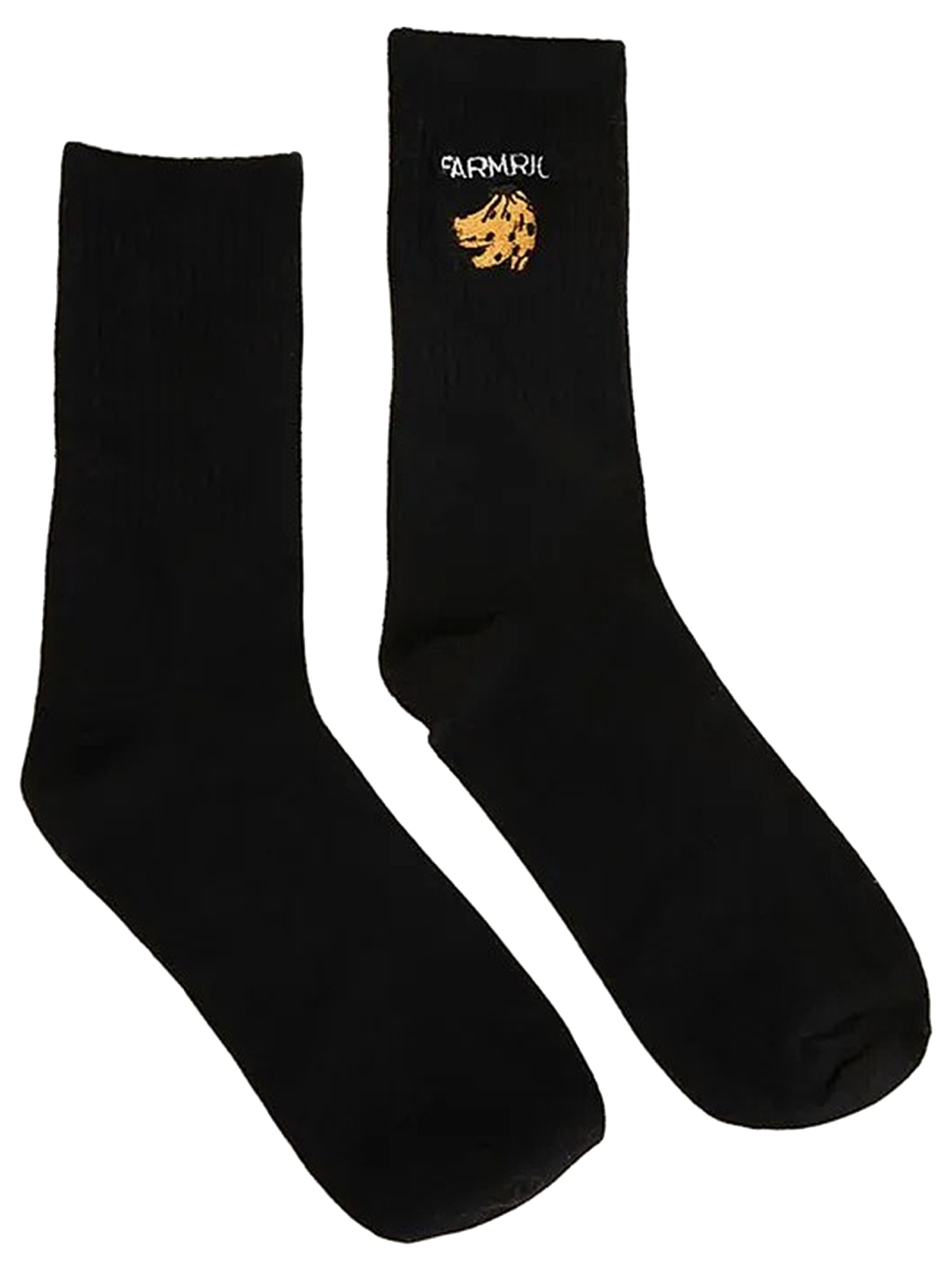 Meia Feminina Banana Preto Farm Etc