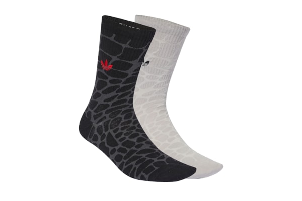 Meia Feminina Croco Crew S 2 Pares - Preto