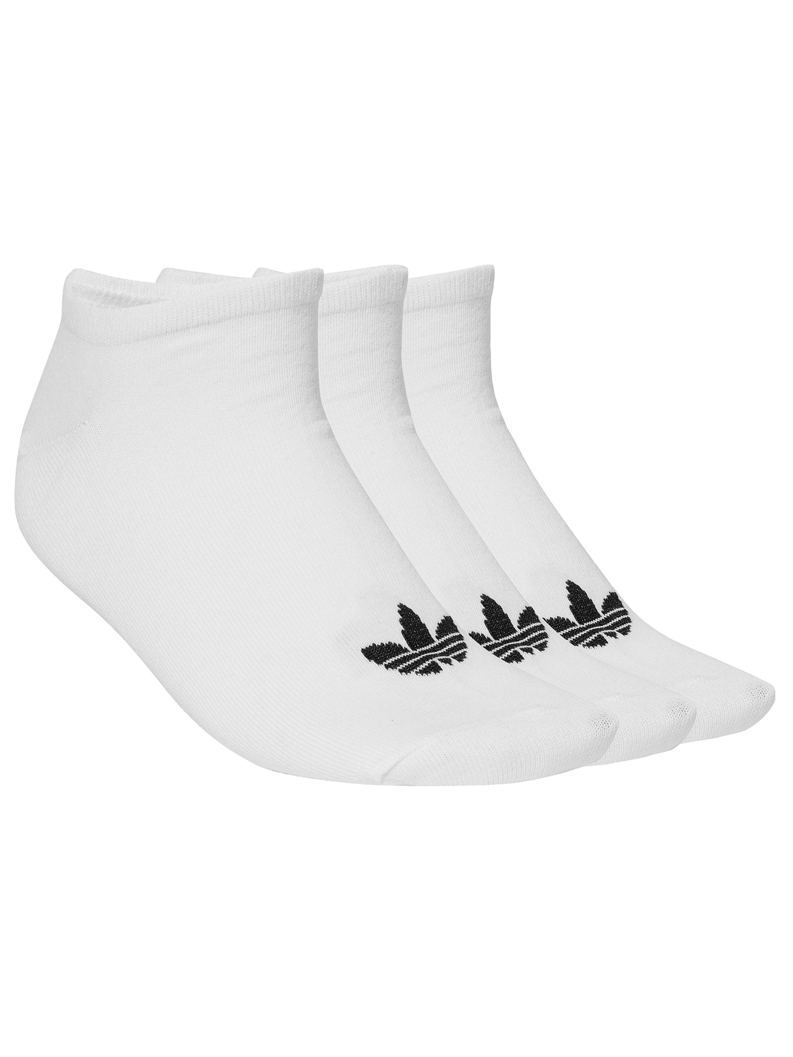Meia Feminina Liner 3 Pares Branco Adidas Originals