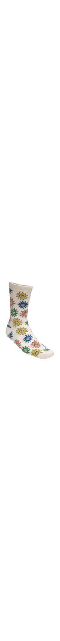 Meia Feminina Solar - Branco
