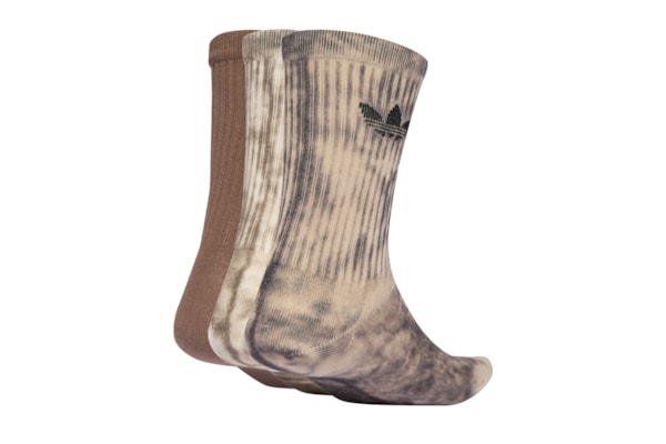 Meia feminina Tie Dye Crew S 3Pares - Preto