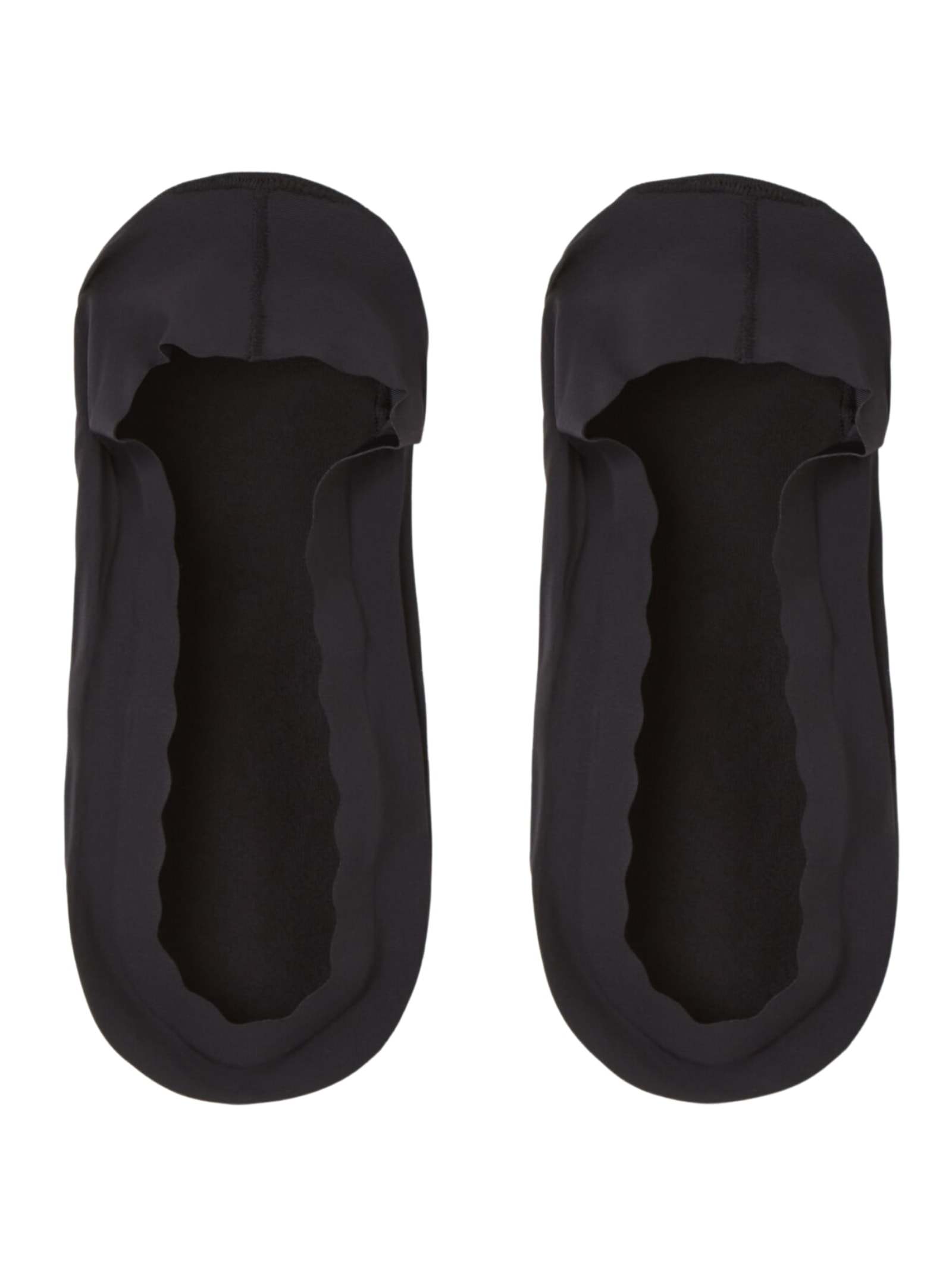 Meia Invisível Com Corte a Laser Preto Calzedonia