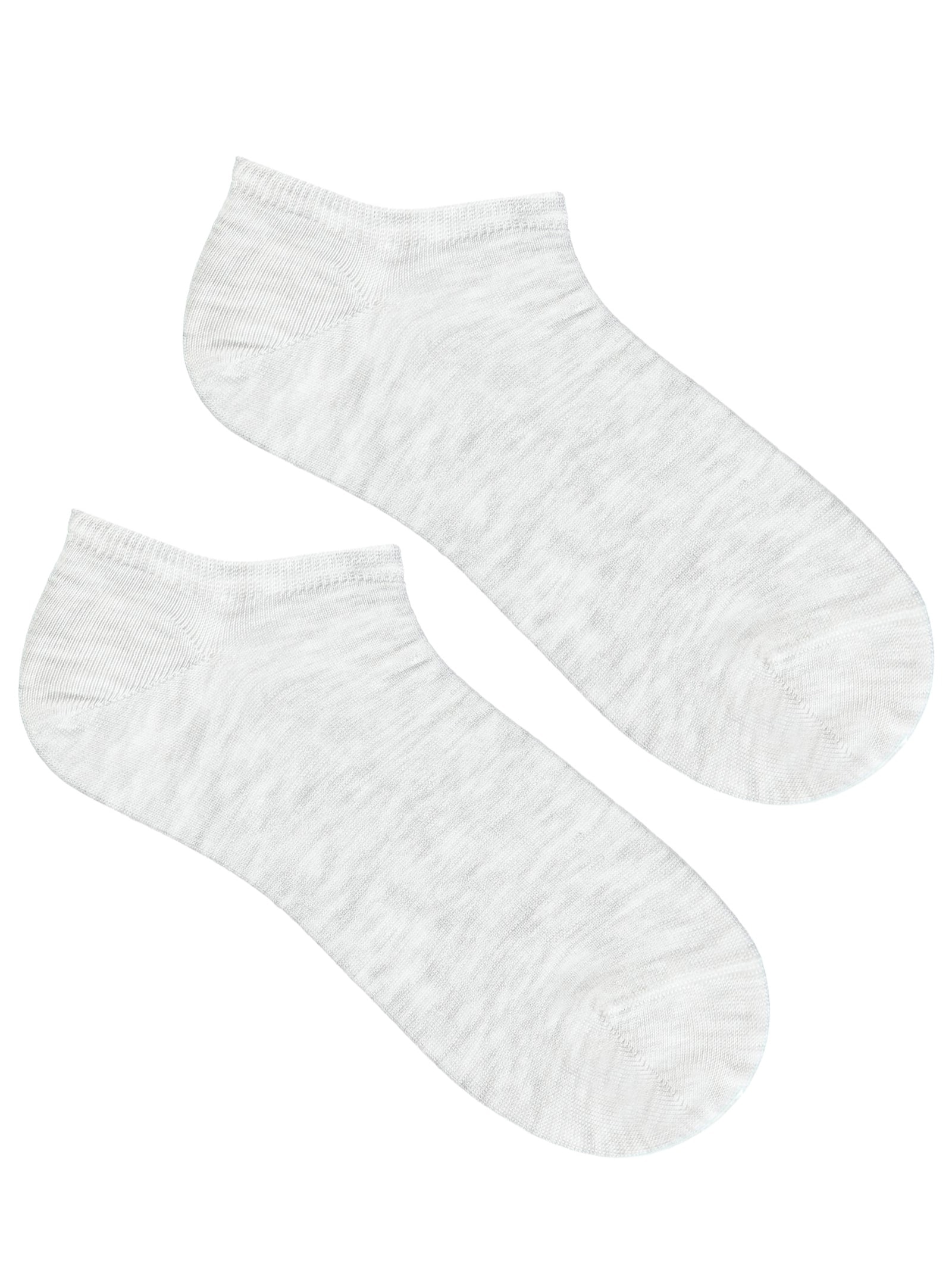 Meia Invisível Em Algodão Cinza Calzedonia