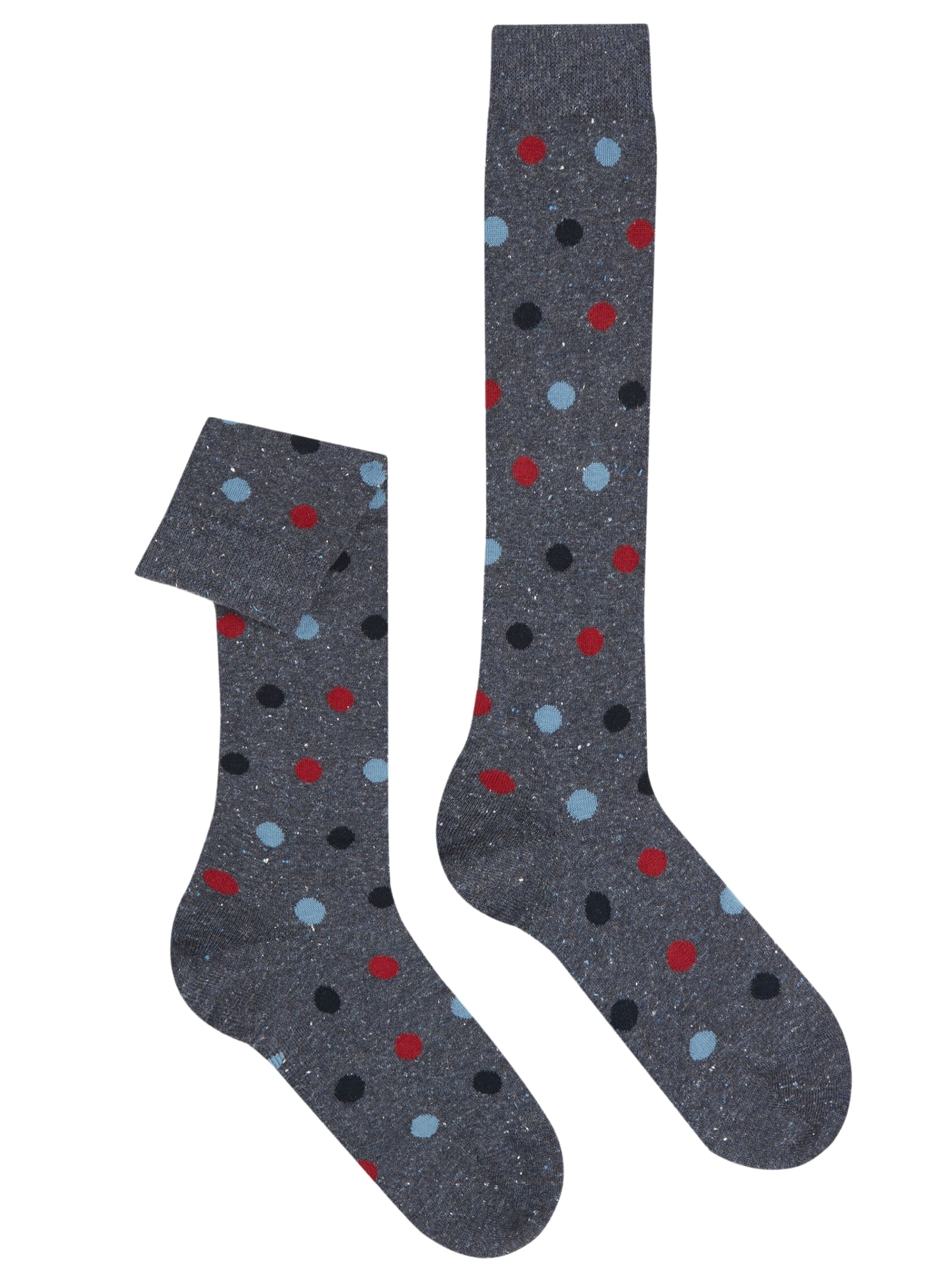 Meia Longa Em Algodão Masculina Cinza Calzedonia