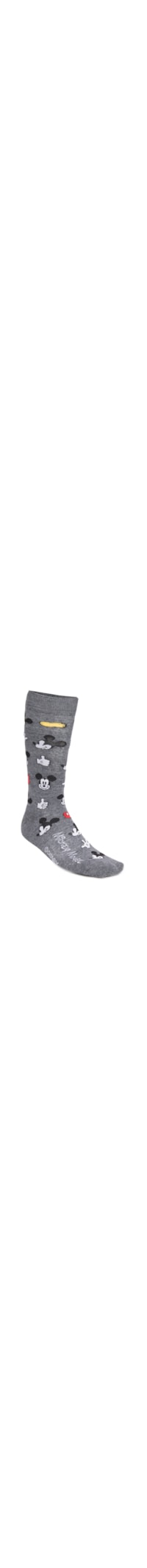 Meia Masculina Disney Au Urban - Cinza