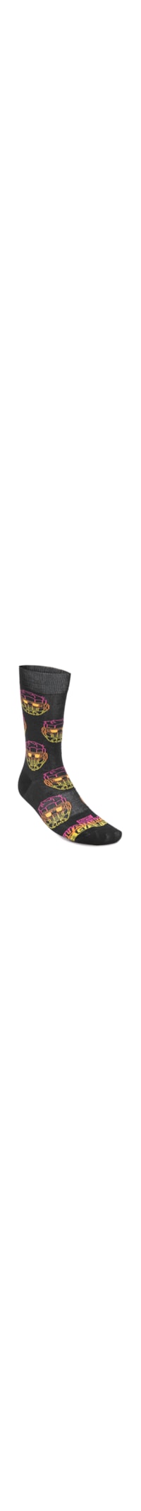 Meia Masculina Marvel Au Urban - Preto