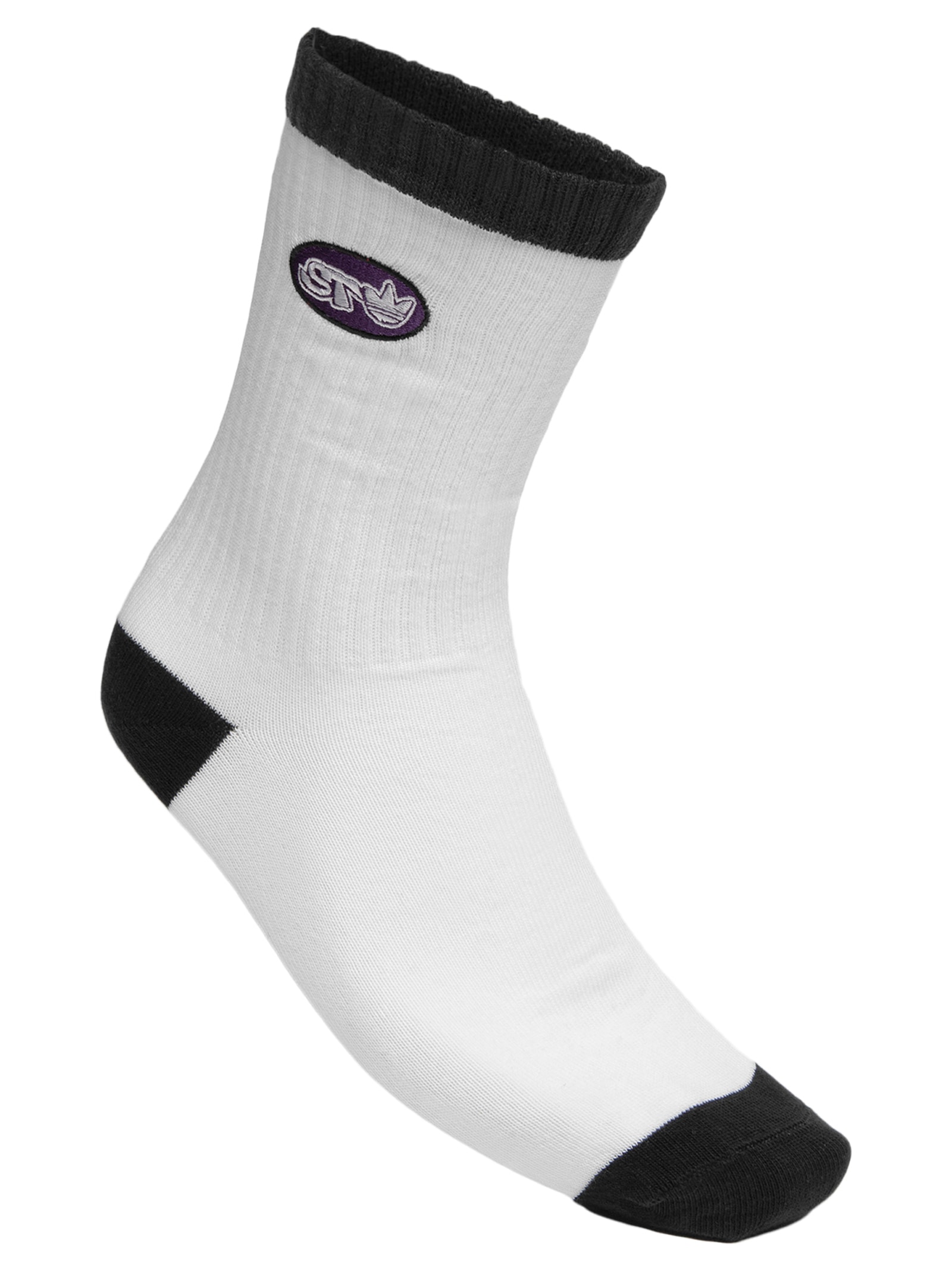 Meia Masculina Skate CR S 2P Branco Adidas Originals