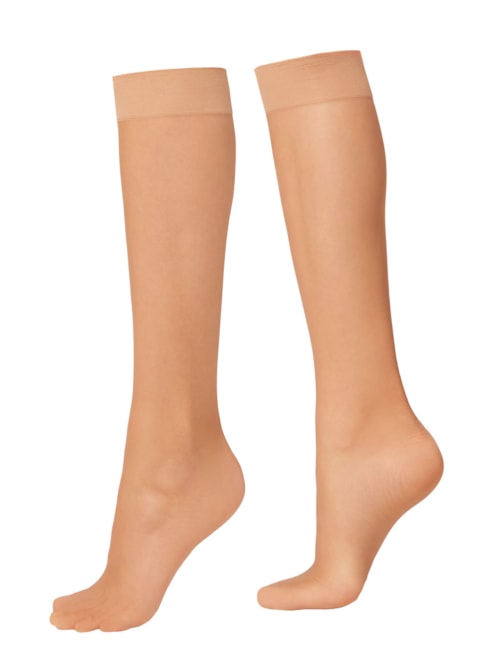 Meia Transparente Fio 8 – Bege