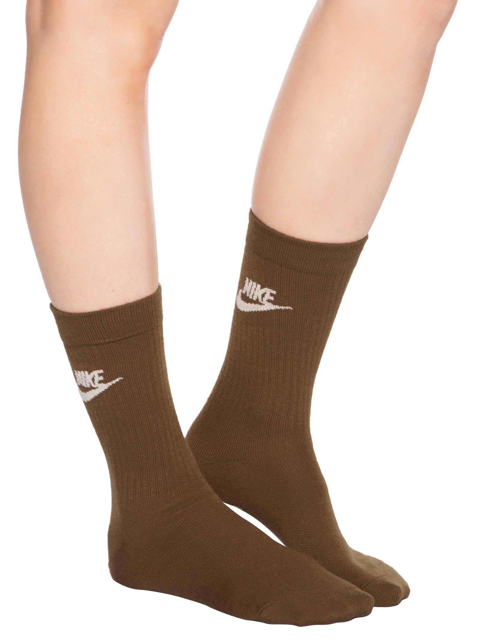 Meia Unissex Sportwear Everyday Essential Kit 3 Pares Bege Nike