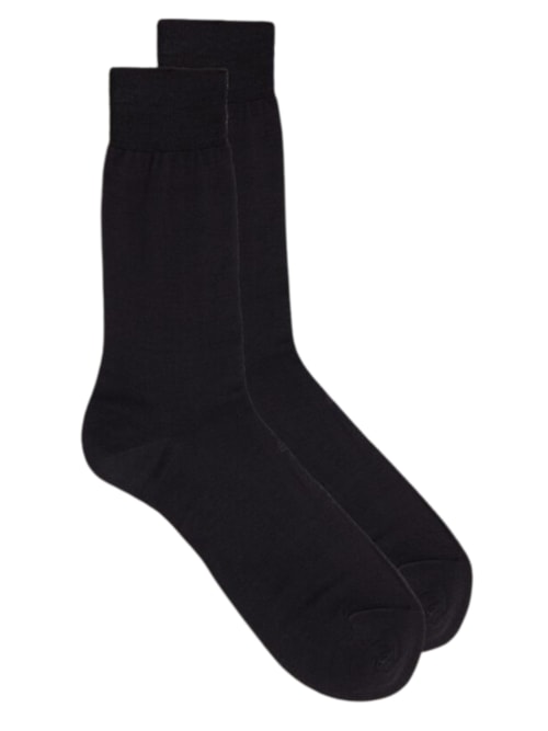 Meias Curtas De Algodão Fio-De-Escócia Acetinado – Cinza