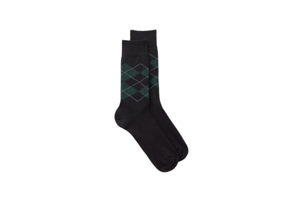 Meias Curtas Em Algodão Soft - Preto