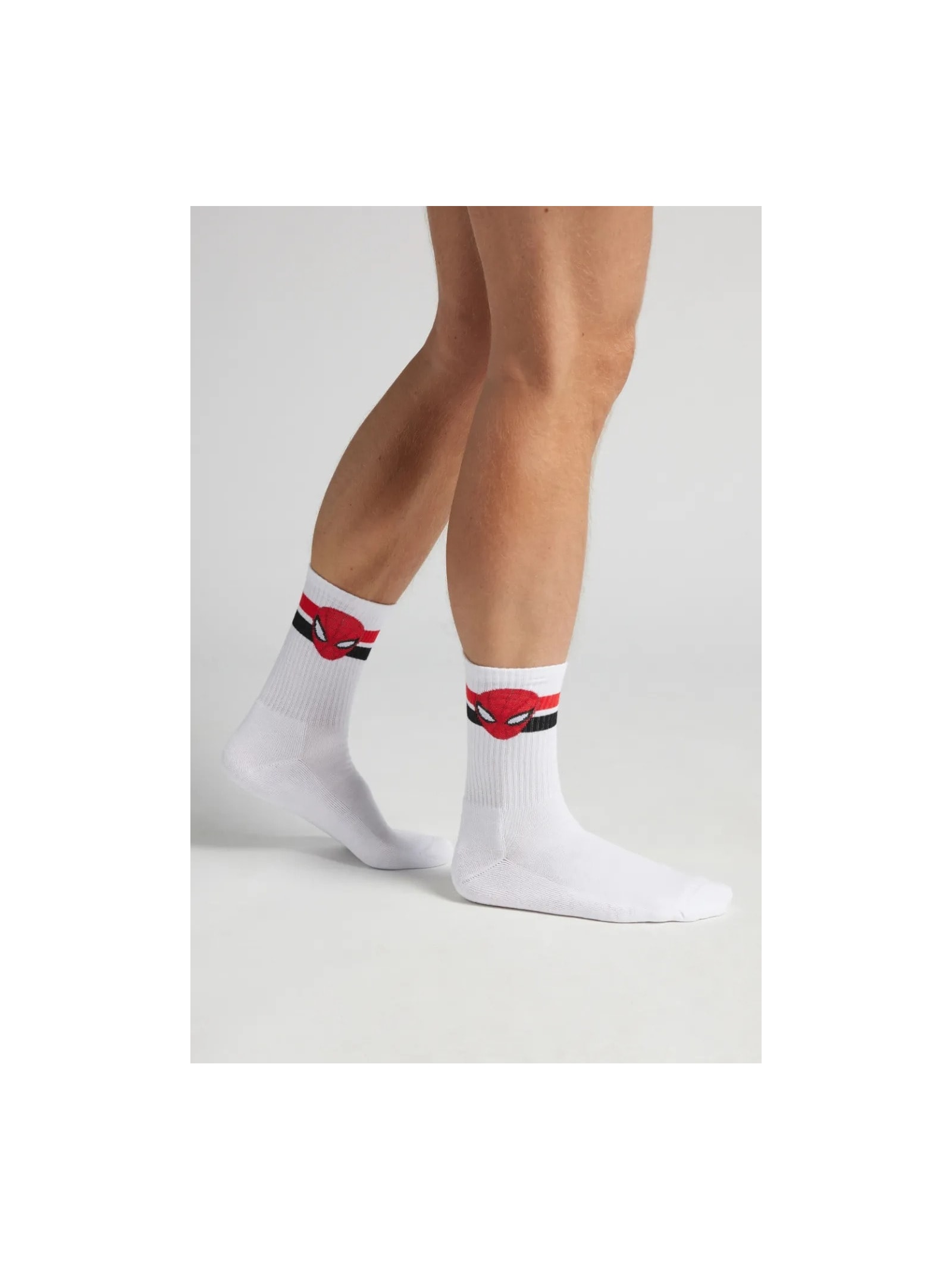Meias Curtas Marvel Homem-Aranha Em Algodão Turco Branco Intimissimi