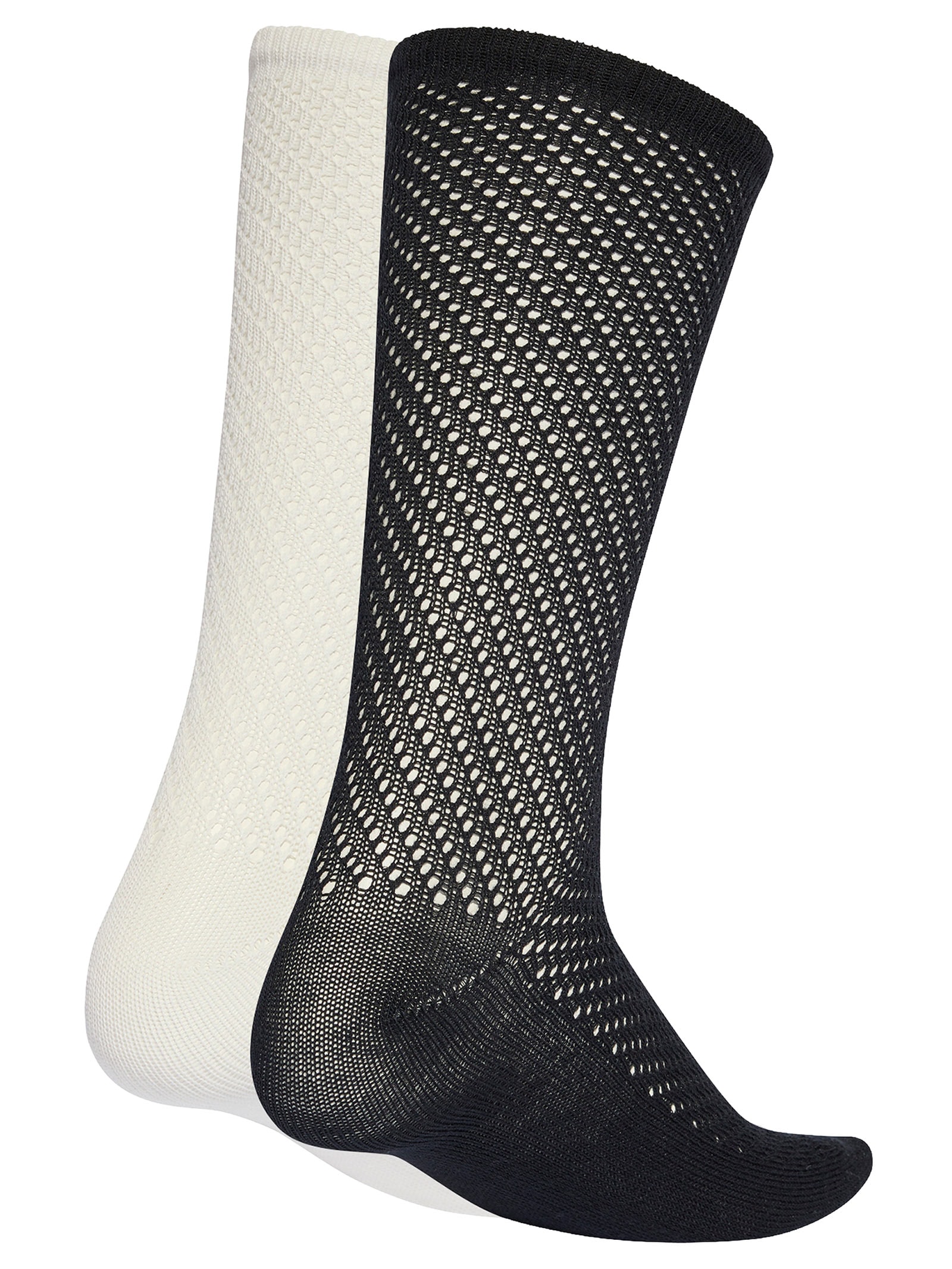 Meias Feminina Crochet S 2Pares Branco Adidas Originals