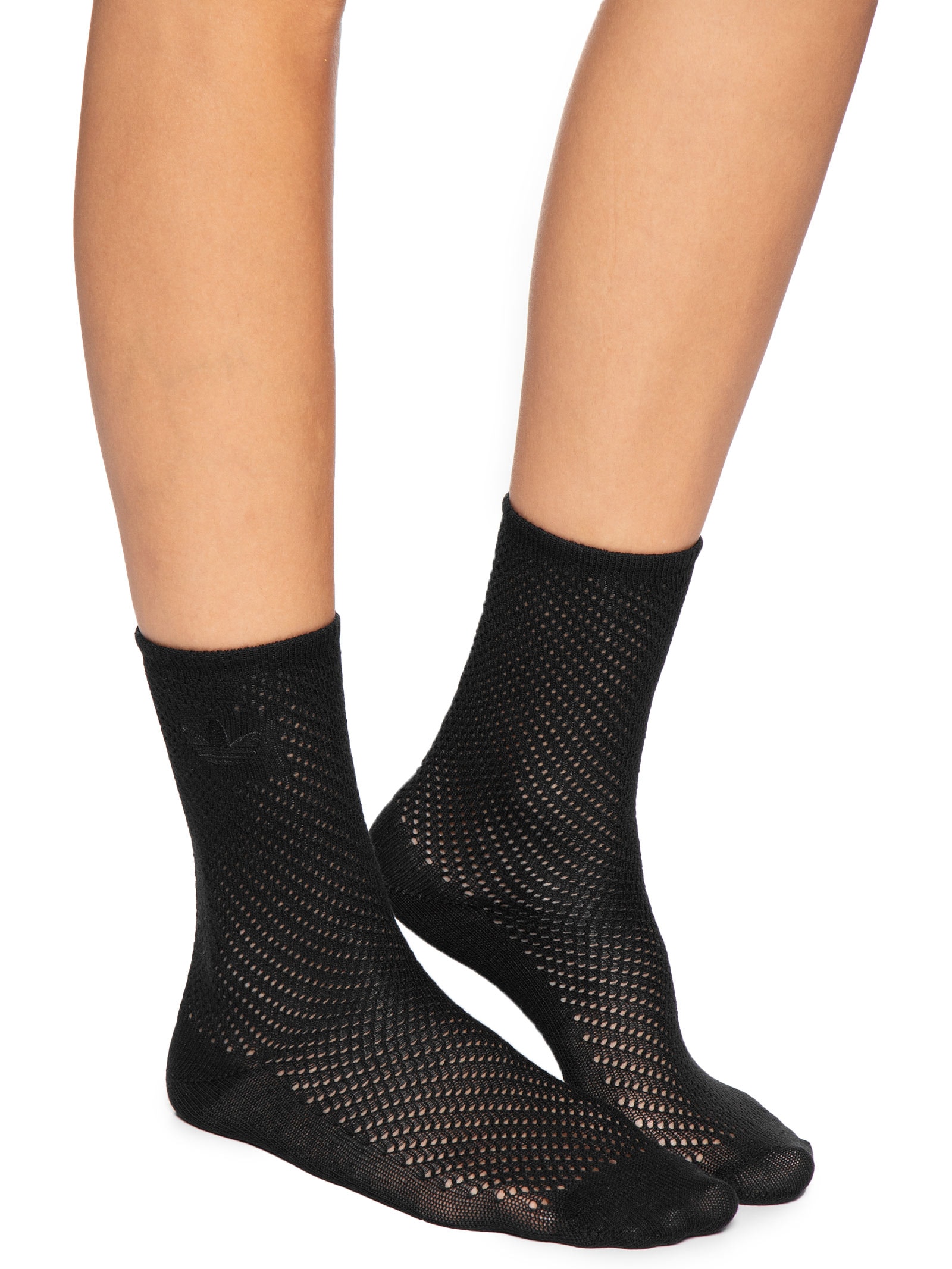 Meias Feminina Crochet S 2Pares Branco Adidas Originals