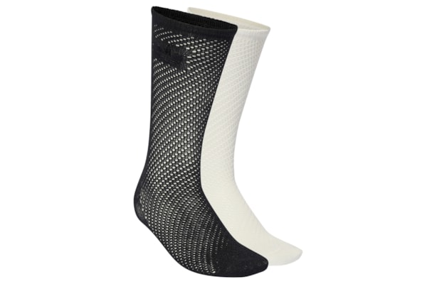 Meias Feminina Crochet S 2Pares - Branco