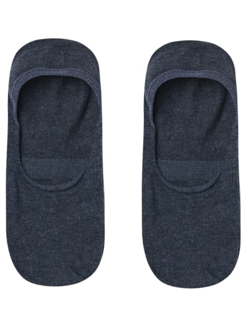 Meias Invisíveis Em Algodão – Azul