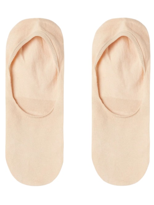Meias Invisíveis Em Algodão – Bege