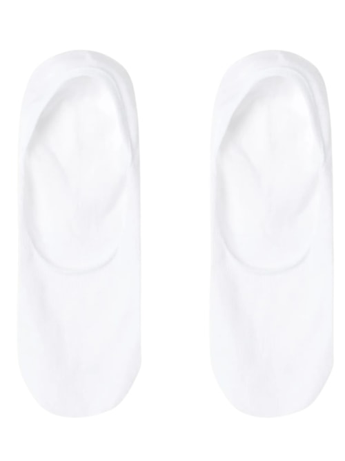 Meias Invisíveis Em Algodão – Branco