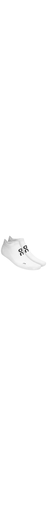 Meias Masculinas Kit 2 Core Run Sock Low 2P - Branco