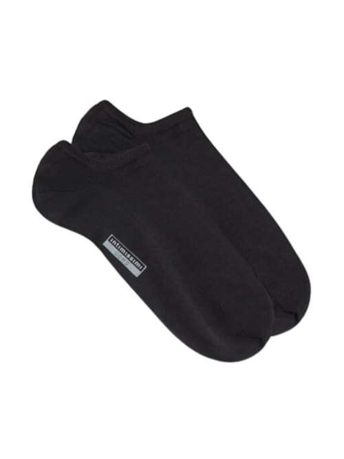 Meias Soquetes Em Algodão Supima – Cinza