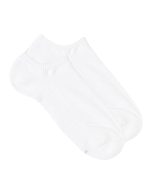 Meias Soquetes Em Algodão Turco - Branco