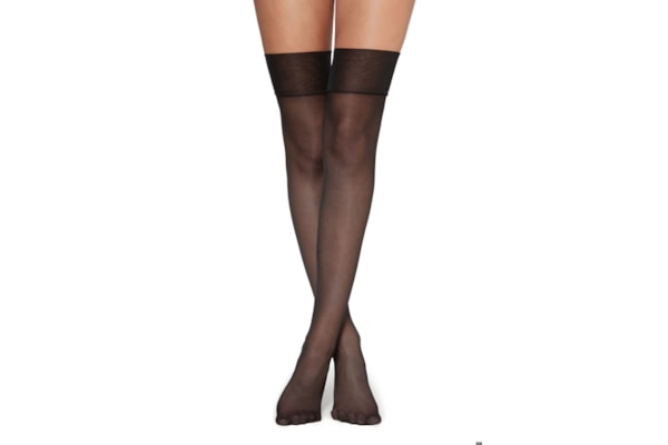 Meias Transparentes 7/8 Fio 20 - Preto