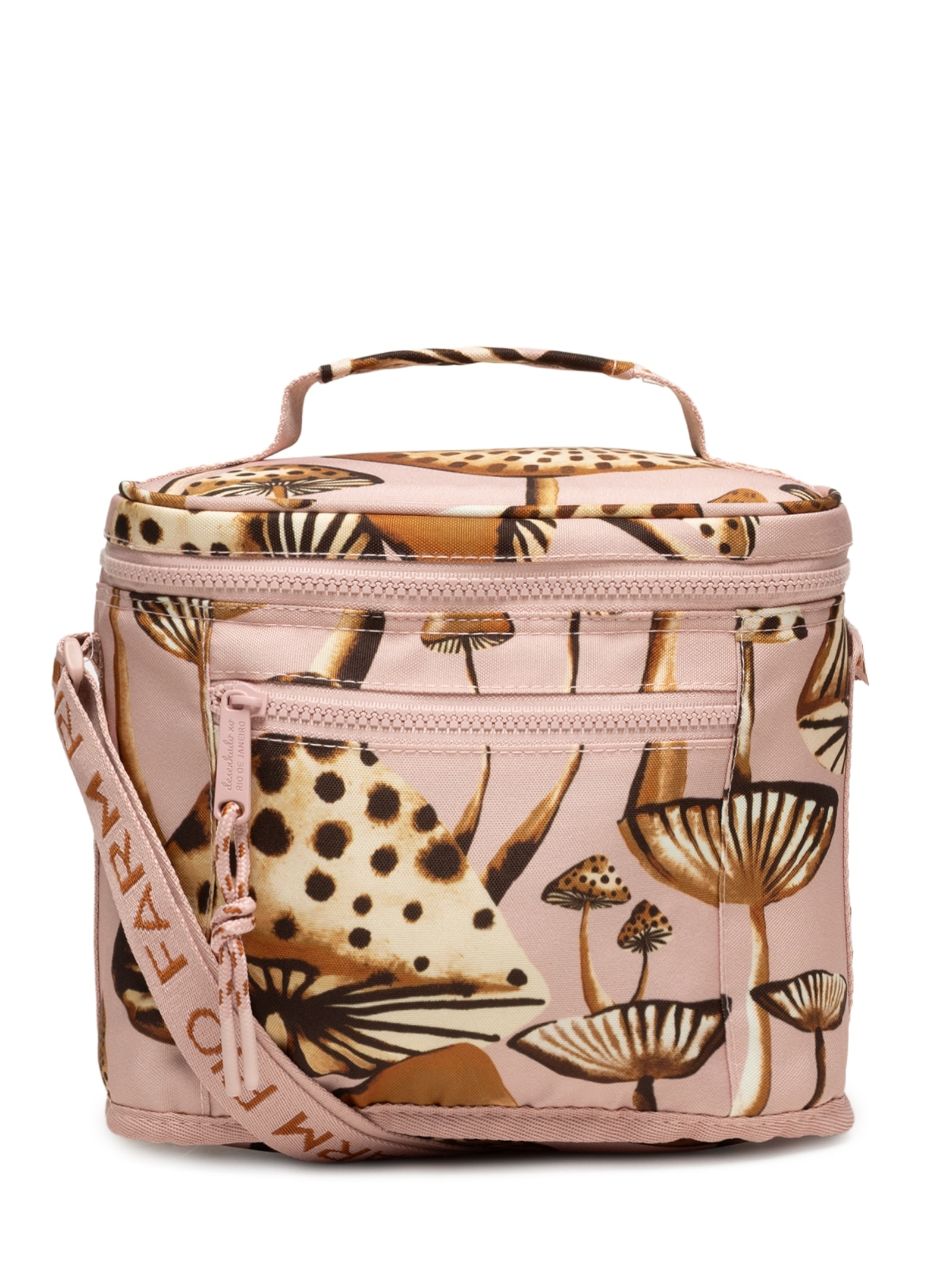 Mini Cooler Farofa Cogumelo Rosa Farm Etc