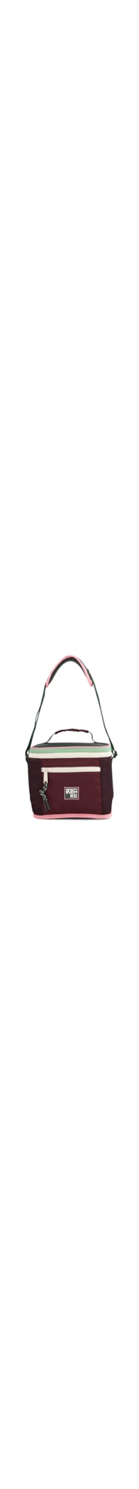 Mini Cooler Farofa Colorblock - Vermelho