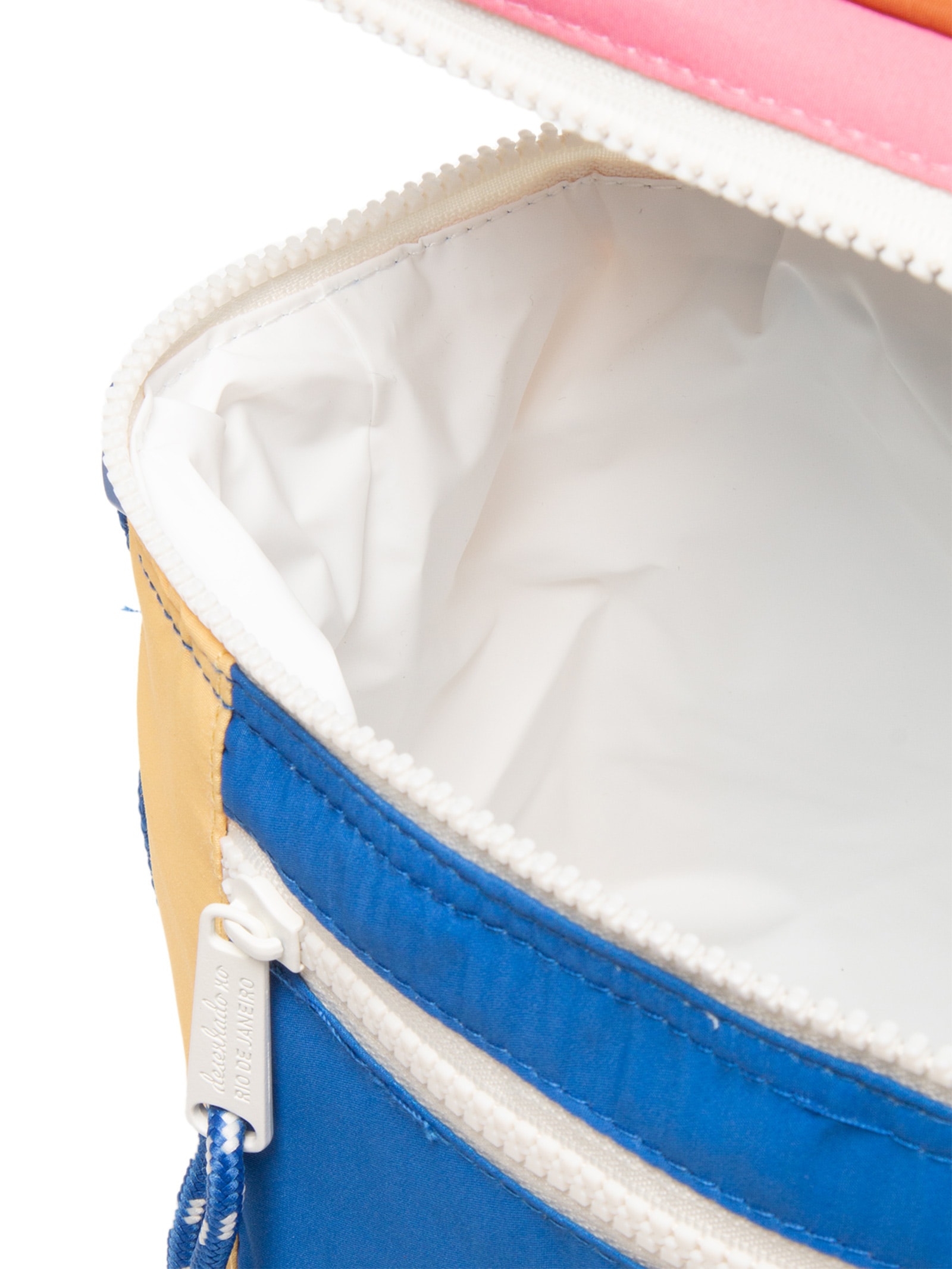 Mini Cooler Farofa Colorblocking Azul Farm Etc