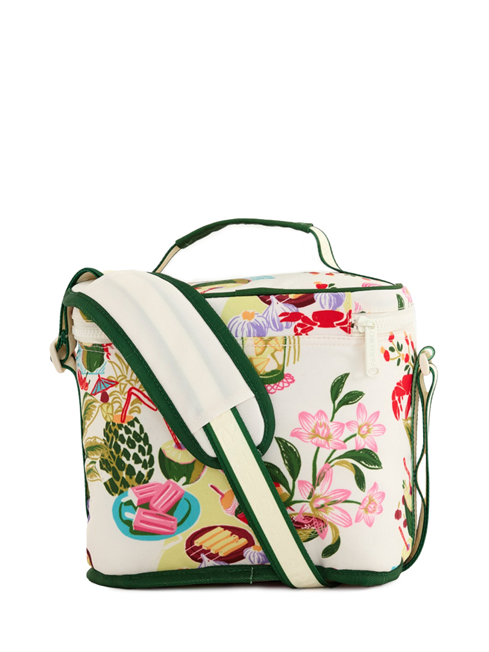 Mini Cooler Farofa Comida De Praia Branco Farm Etc