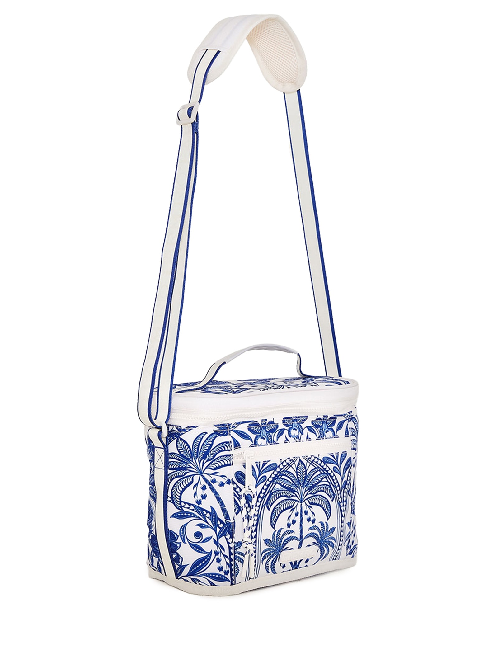 Mini Cooler Farofa Coqueiro De Flor Azul Farm Etc