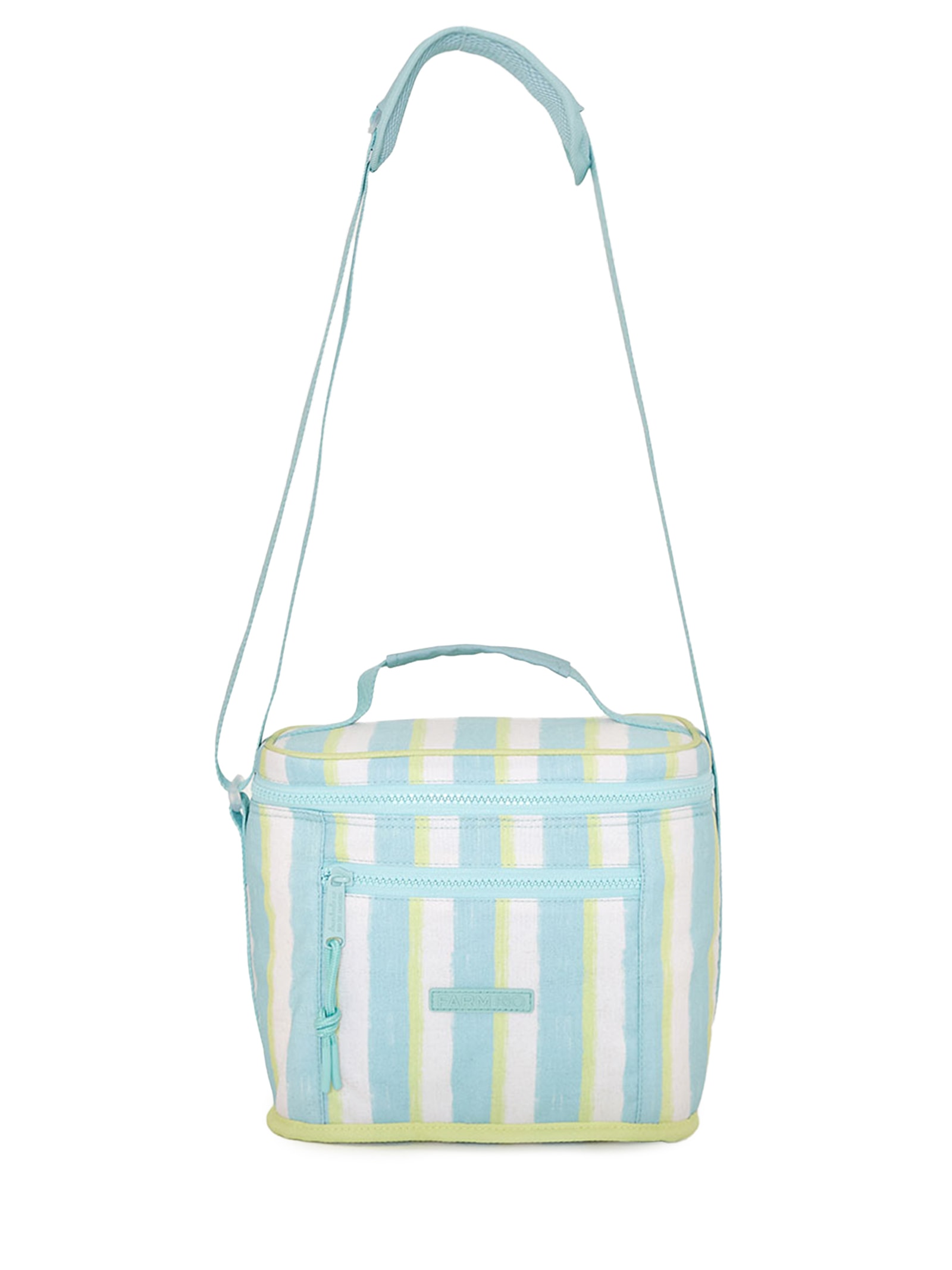 Mini Cooler Farofa Listrado Rio Azul Farm Etc